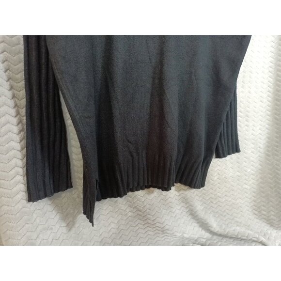 FRENCH CONNECTION ~ V-Neck Tunic Sweater - Black - Small - Picture 5 of 8